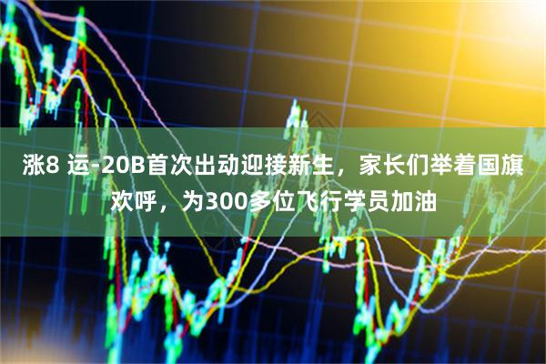 涨8 运-20B首次出动迎接新生，家长们举着国旗欢呼，为300多位飞行学员加油